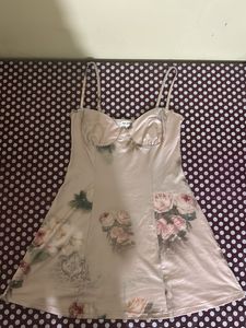 Floral Satin Slip Dress