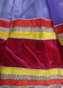 Purple Ethnic Skirt