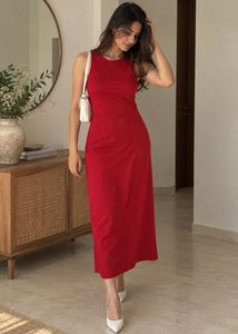 Elegant Red Mango Dress