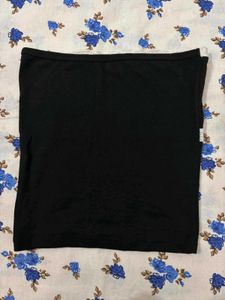 Black Lace Trim Tube Top