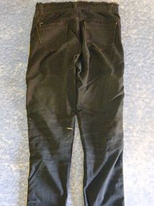 Black Jeans with Side Stripe