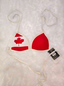 Canada Flag Bikini Top