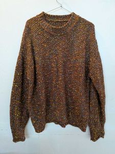 Cozy Speckled Knit Sweater