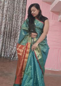 Green Banarasi Saree Sare