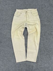 Light Beige Relaxed Fit Jeans