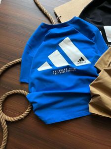 Adidas White T-Shirt with Red Logo