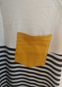 Striped Tee with Pocket