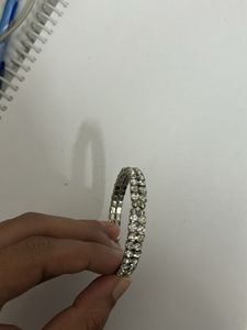 Sparkling Double Row Rhinestone Bracelet
