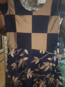 Elegant Blue Floral Maxi Dress