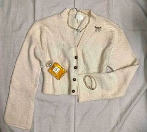 Cozy old money ribbed cardigan