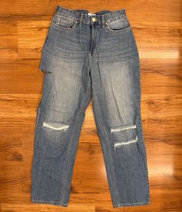 Blue Brew Baggy Ripped Jeans | REMOVING SOON