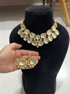 Kundan Necklace &amp; Earring Set