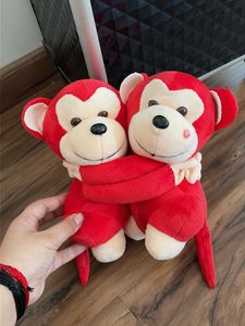 Cute Red Monkey Plush Toys