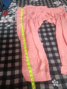 Elegant Peach Kurta Set with Dupatta