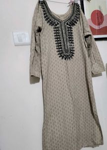 Elegant Embroidered Kurta