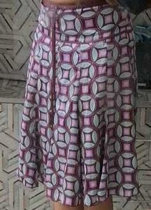 Vintage y2k Satin Midi Skirt