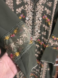 Mehandi Colour Suit