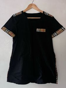 Burberry Print Black Top