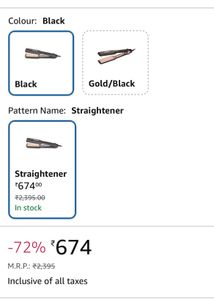 Hair Straightener With Cord
