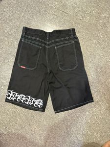 jnco Black Denim jorts