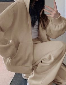 Cozy Zip-Up Hoodie and Sweatpants Set