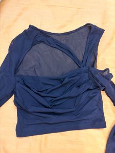 Sheer Mesh Long Sleeve Top