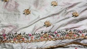 Embroidered  kurta set with beutiful dupatta