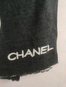 Chanel Scarf with Flower Print