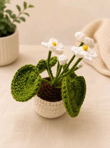 Mini Crochet Water Lily Plant
