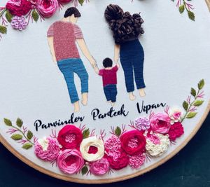 Couple's Goal Embroidery