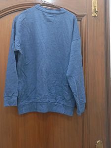 Blue Graphic Sweatshirt