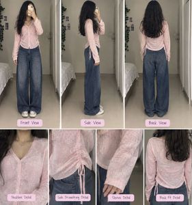 Light Pink Ruched Cardigan / Shrug Top 🎀