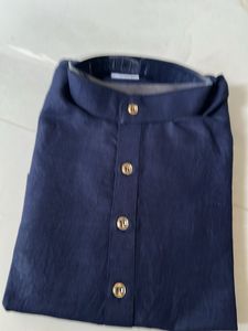 Men's Navy Blue Kurta