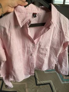 Pink Striped Top