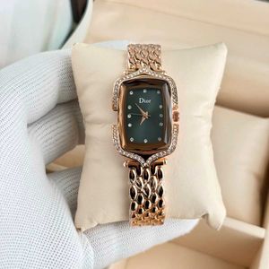 _DIOR WATCH_*  Fancy Diamond Case Model For Ladies