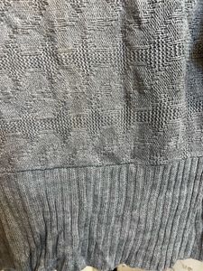 Grey Knit Cardigan Sweater Shrug