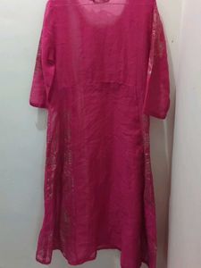 Beautiful Pink Embroidered Kurta