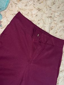 Elegant Plum Palazzos