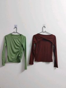 Combo of New Cute Long Sleeve Tops