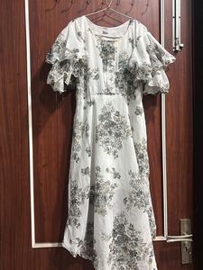 floral white dress