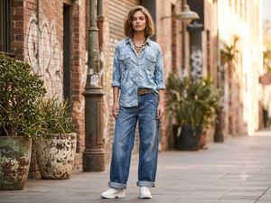Women's Blue Denim Shirt