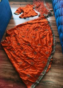 y2k Lehenga Choli Dupatta Set