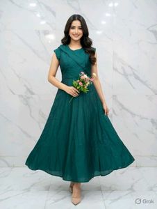 Elegant Teal Gown