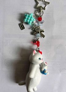 Mofusand × Hello Kitty Charm Keychain