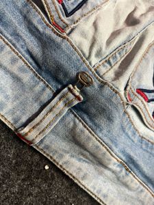 ECKO RED Distressed Light Wash Jeans bootcut