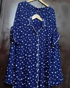 Navy Blue NightSuit for 36 Bust