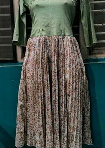Elegant Floral Print Maxi Dress