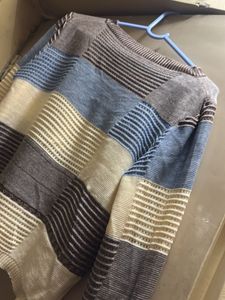 Patchwork Knit Sweater