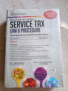 Service Tax Law & Procedure 2015