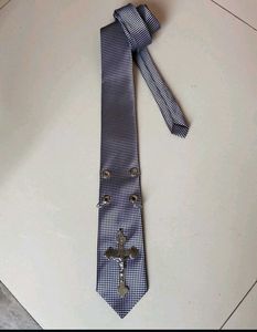 Unique goth Cross Tie